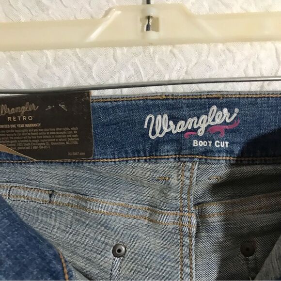Wrangler NWT Retro Mae Mid-Rise Bootcut Jeans Size 15x32 ( 33 ) - Picture 5 of 10